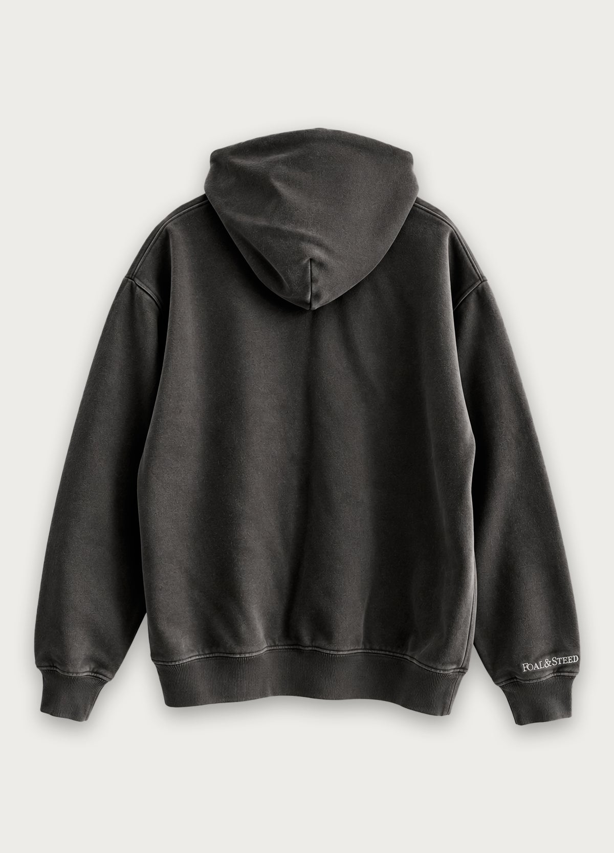 Oversized Faded Charcoal Hoodie