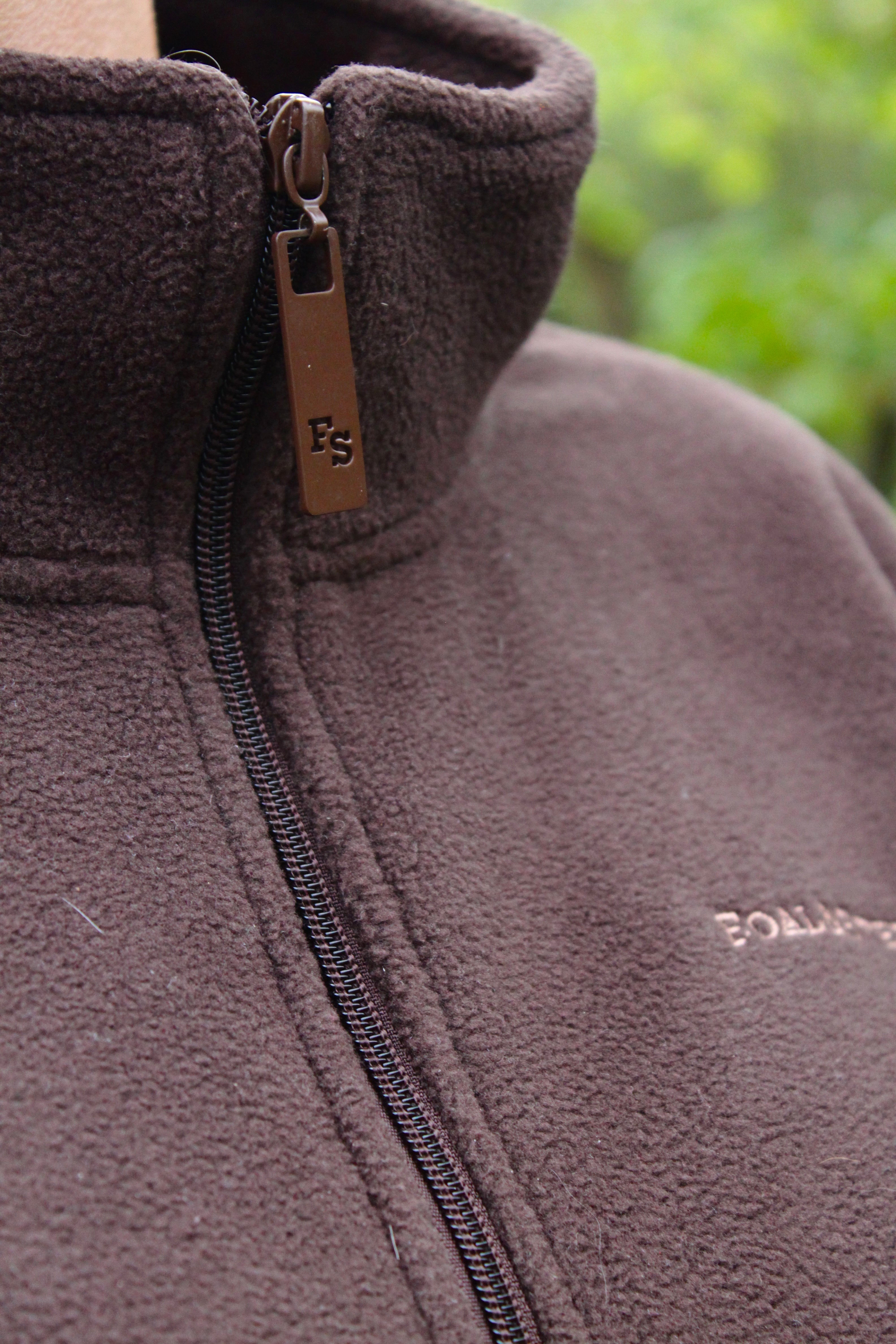 Quarter Zip Fleece – Rustic Brown