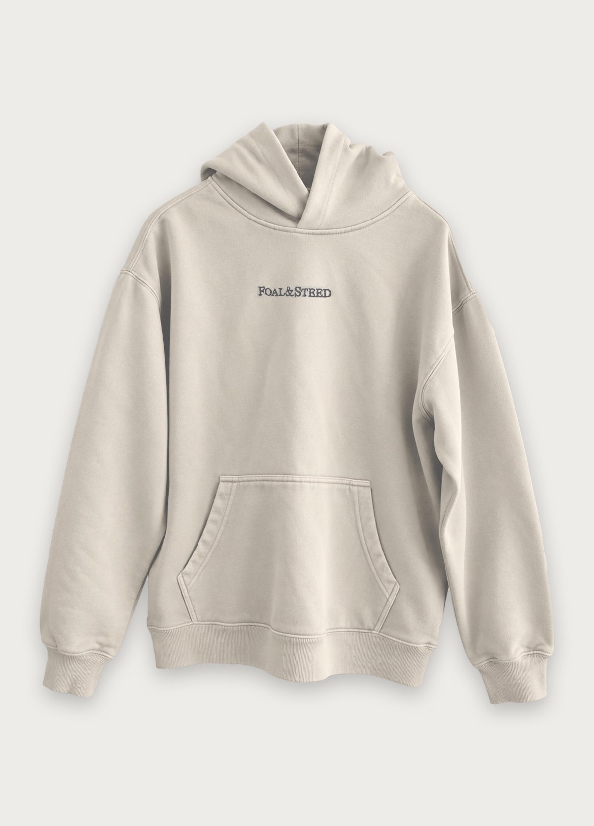 Oversized Faded Beige hoodie