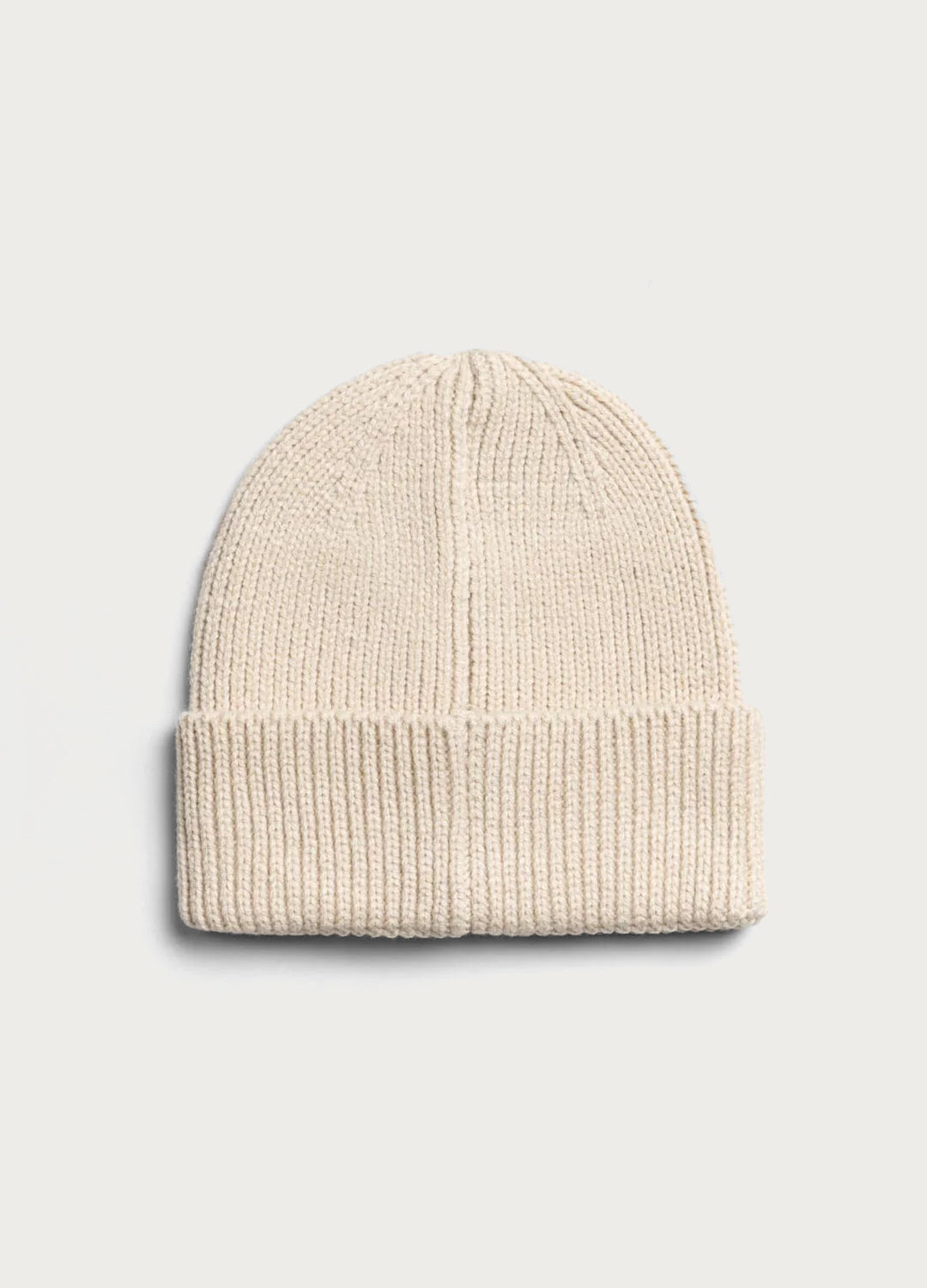 Oatmeal Fashion Patch Beanie