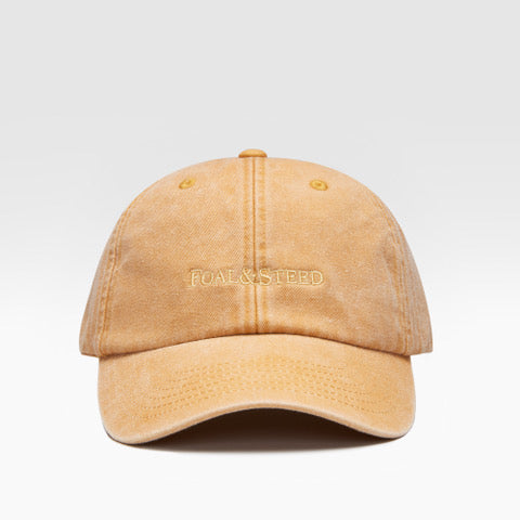 Signature vintage mustard cap - small logo