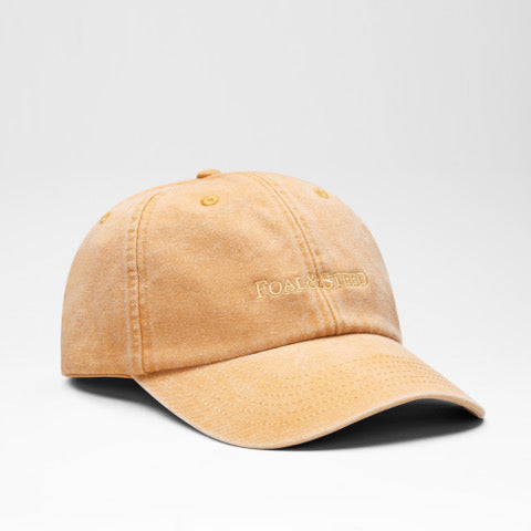 Signature vintage mustard cap - small logo
