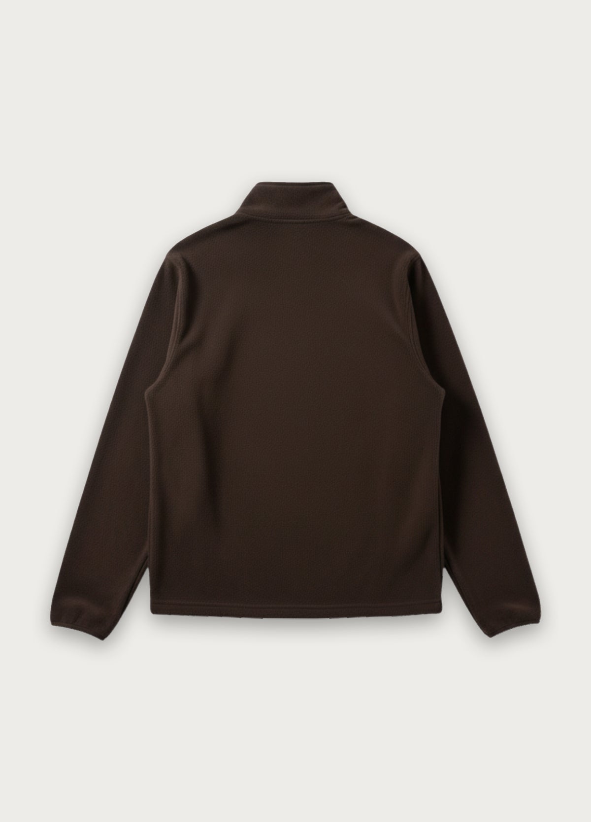 Quarter Zip Fleece – Rustic Brown
