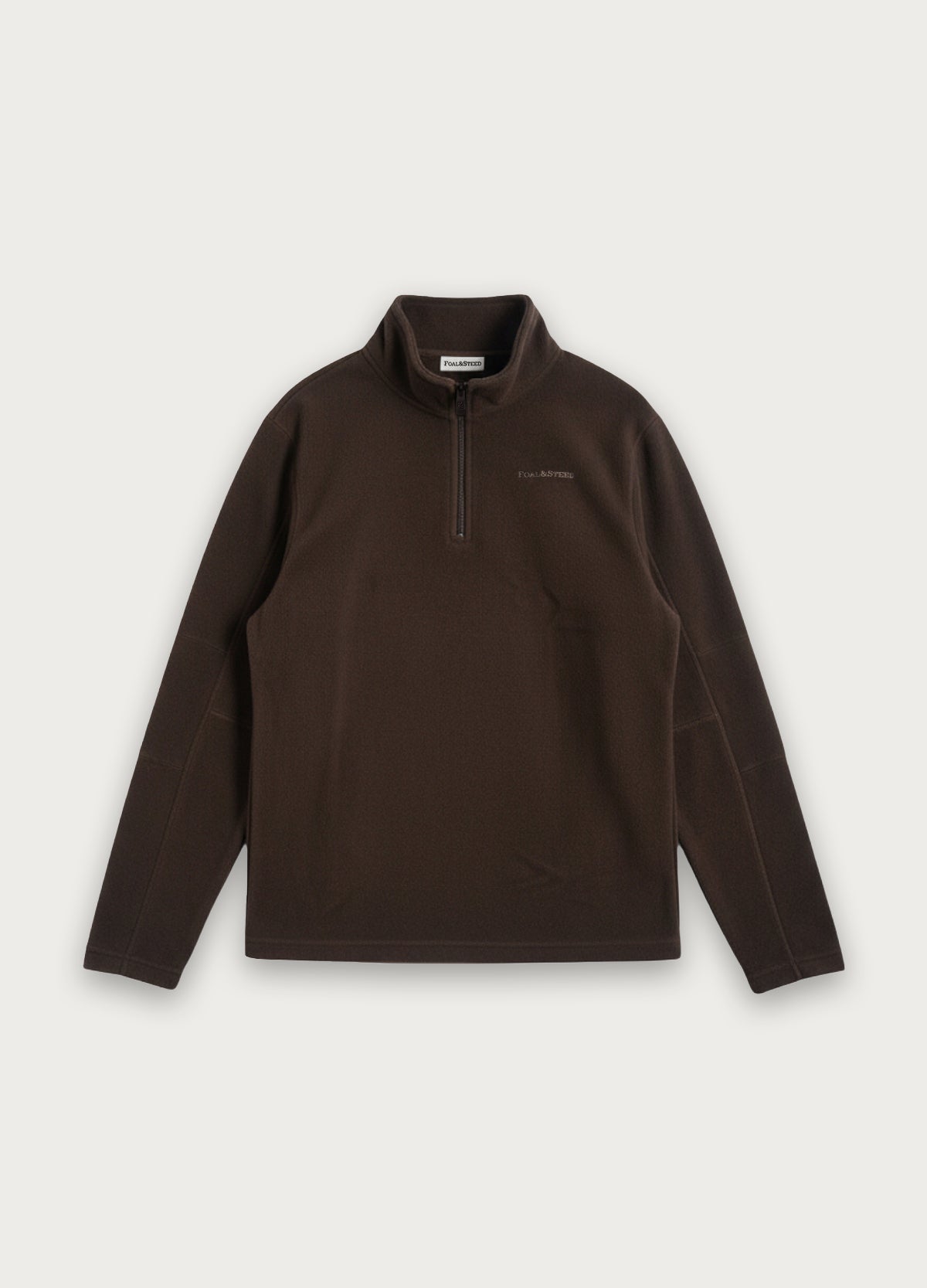 Quarter Zip Fleece – Rustic Brown