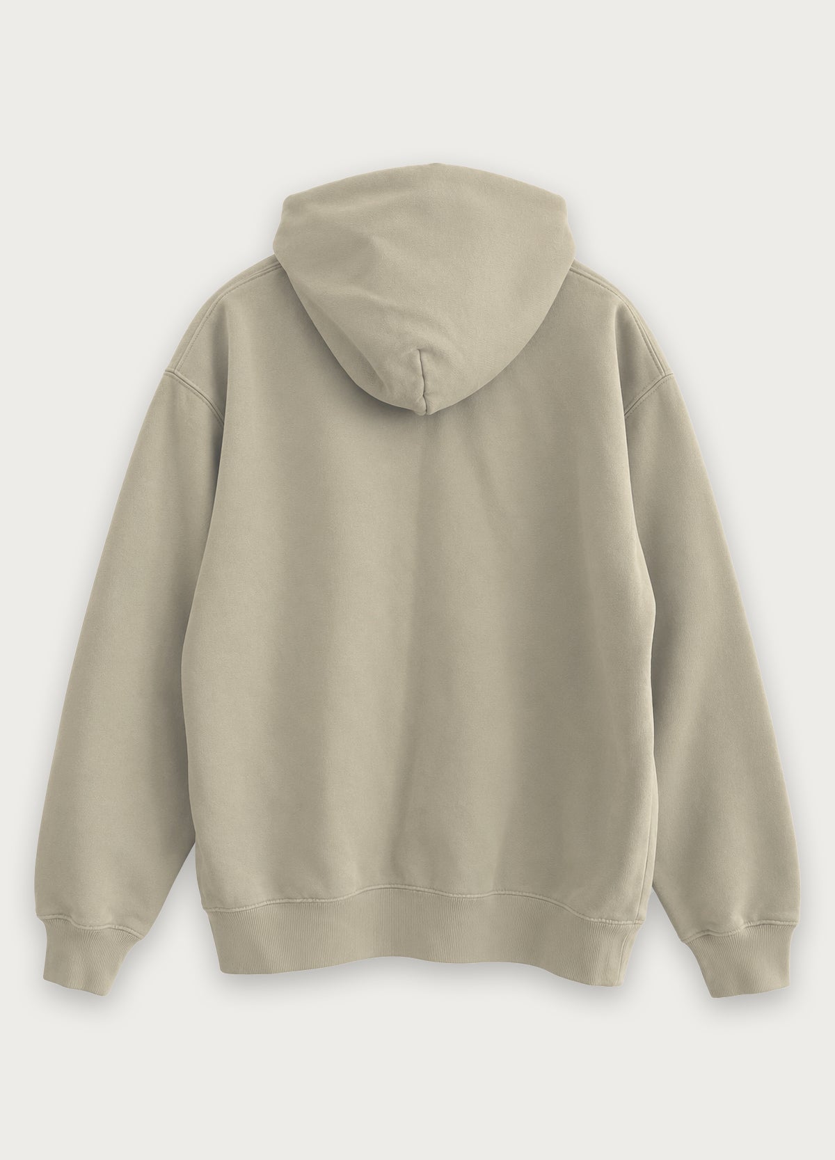 Oversized Faded Taupe Hoodie