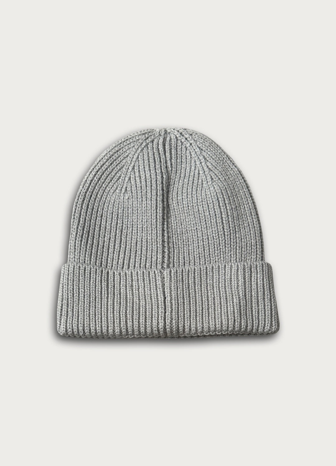 Light Grey Fashion Patch Beanie