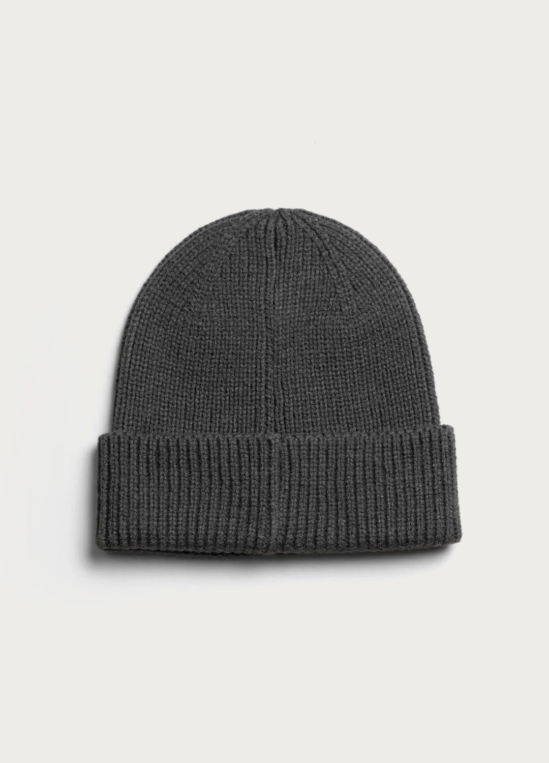 Graphite Grey Fashion Patch Beanie
