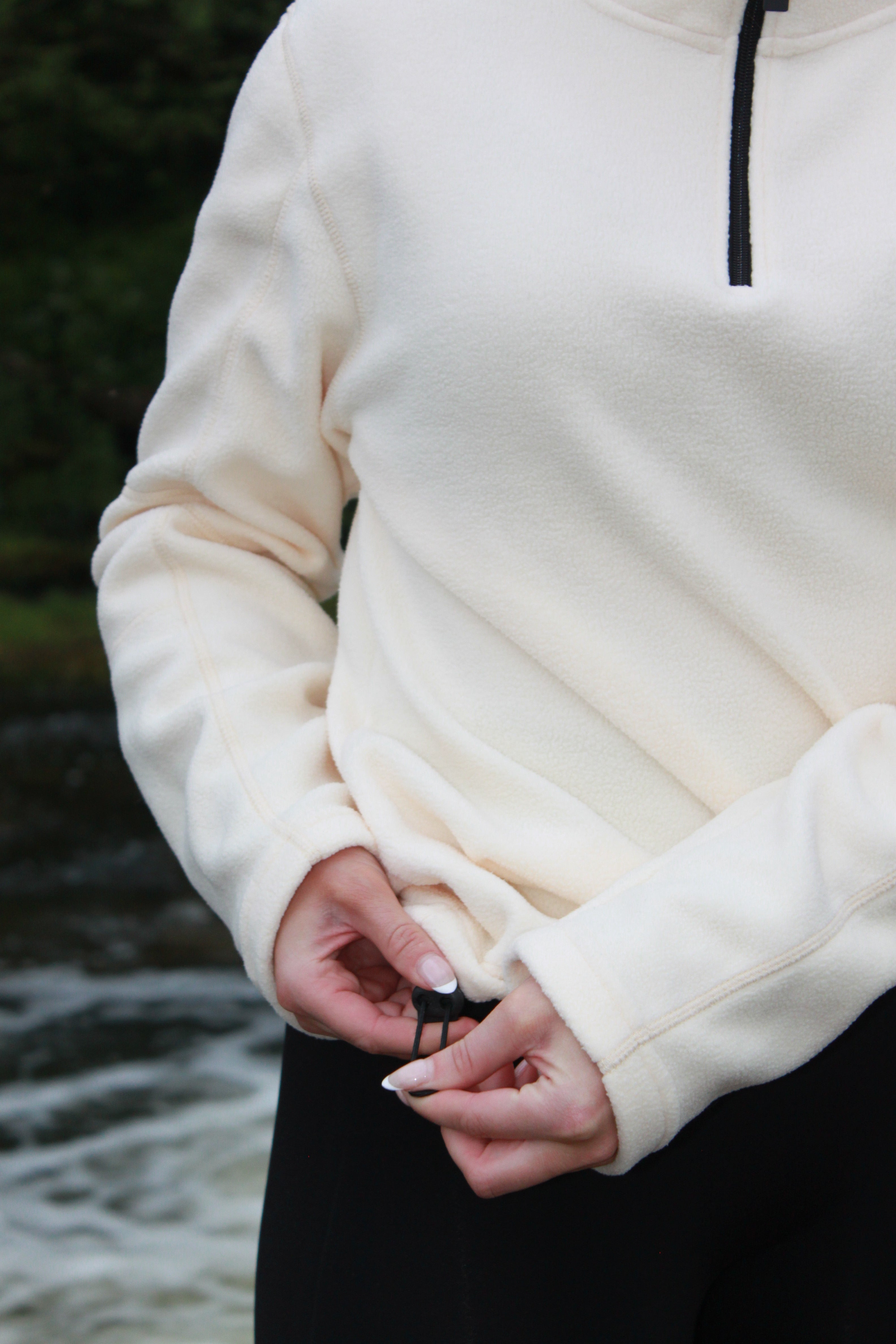 Quarter Zip Fleece – Alpine White
