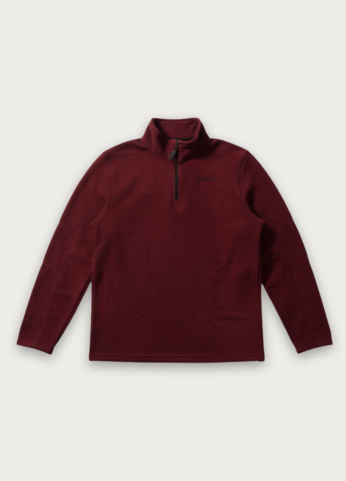 Quarter Zip Fleece – Deep Burgundy
